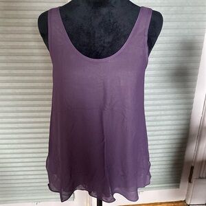 Women’s purple Theory dressy tank tunic.‎